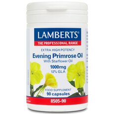 LAMBERTS Evening Primrose Oil with Starflower Oil 1000mg (Ωμέγα 6) 90 Κάψουλες
