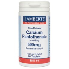LAMBERTS Calcium Pantothenate 500mg (B5) 60 Ταμπλέτες