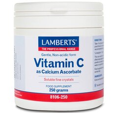 LAMBERTS Calcium Ascorbate powder Βιταμίνη C σε Σκόνη 250gr