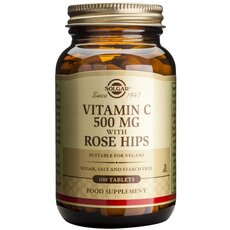 Solgar Vitamin C with Rose Hips 500mg, 100 Tablets