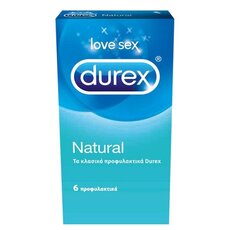 DUREX Προφυλακτικά Natural 6 τεμαχια