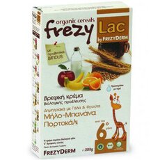 Frezyderm Frezylac Bio Cereal Βρεφική Κρέμα Δημητριακά - Γάλα - Φρούτα, 200g