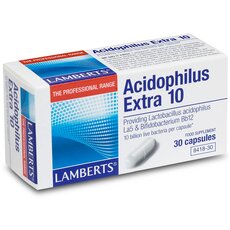 LAMBERTS Acidophilus Extra 10 Προβιοτικό Σκεύασμα 30 Capsules