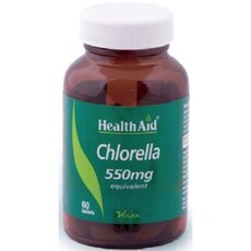 HEALTH AID Chlorella 550mg, 60 Vetabs