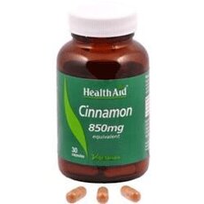  HEALTH AID Cinnamon 850mg 30 Veg Caps, fig. 1 