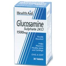  Health Aid Glucosamine 1500mg Sulphate 2kcl Γλυκοσαμίνη Βραδείας Αποδέσμευσης 30 Tabs, fig. 1 