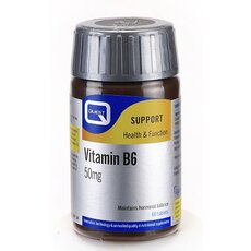 QUEST Vitamin B6 50mg Plus Parsley Leaf Extract, 60Tabs