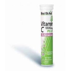  HEALTH AID Vitamin C 1000mg Plus Echinacea 20 Eff Tabs, fig. 1 
