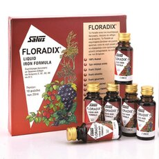  POWER HEALTH Floradix Συμπλήρωμα Διατροφής για Την 'Ελλειψη Σιδήρου 10x20ml Φιαλίδια, fig. 1 