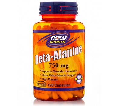 NOW FOODS Sports Beta-Alanine 750 mg 120caps
