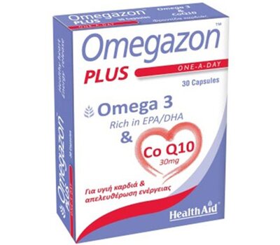  HEALTH AID Omegazon Plus Omega & CoQ10 30Caps, fig. 1 