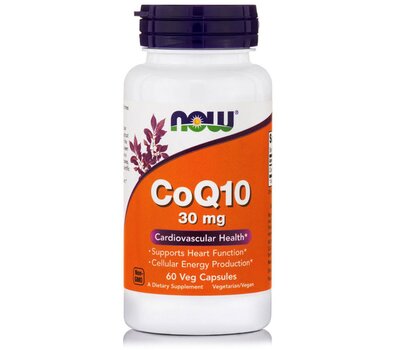 NOW FOODS CoQ10 30mg Vegetarian 60Vcaps