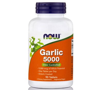 NOW FOODS Garlic 5000 (Odor Controlled) 90tabs
