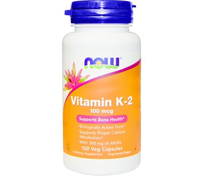 NOW FOODS Vitamin K-2 100 mcg 100vcaps
