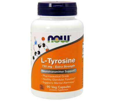 NOW FOODS L-Tyrosine 750 mg 90caps