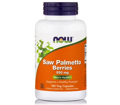 NOW FOODS Saw Palmetto Berry 550 mg 100caps