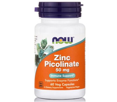 NOW FOODS Zinc Picolinate 50 mg 60caps
