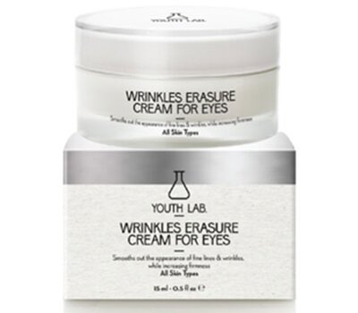  YOUTH LAB Wrinkles Erasure Cream For Eyes Αντιρυτιδική κρέμα ματιών για μαύρους κύκλους και οιδήματα, κάθε τύπο δέρματος 15ml, fig. 1 