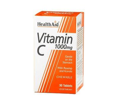  HEALTH AID Vitamin C 1000mg 100 Chewable Tabs, fig. 1 