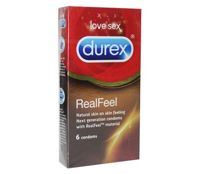DUREX Προφυλακτικά Real Feel 6 τεμάχια