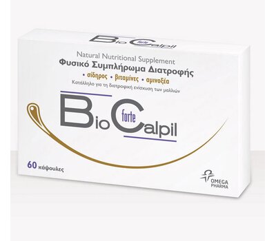 BioCalpil Forte Φυτικό Συμπλήρωμα Διατροφής για τα Μαλλιά 60caps