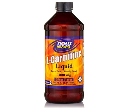 NOW FOODS Sports L-Carnitine Liquid 1000mg Γεύση Λεμόνι 473.2ml