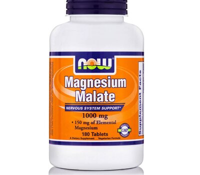 NOW FOODS Magnesium Malate 1000mg 180tabs