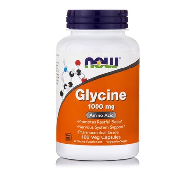 NOW FOODS Glycine 1000mg 100caps
