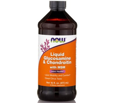 NOW FOODS Glucosamine and Chondroitin Liquid 16 Oz 455ml