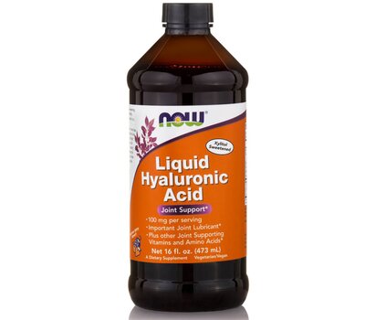 NOW FOODS Hyaluronic Acid 100mg Liquid 16 Oz 473.1ml