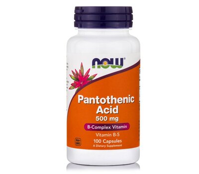 NOW FOODS Pantothenic Acid 500mg 100caps