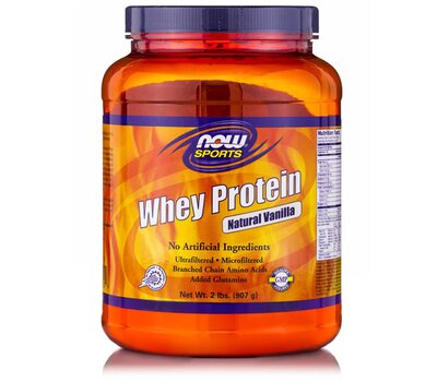 NOW FOODS Sports Whey Protein με Γεύση Βανίλια 908gr