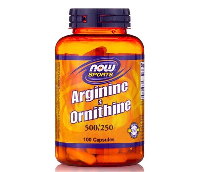 NOW FOODS Sports Arginine & Ornithine 500/250mg 100caps