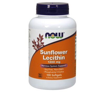 NOW FOODS Lecithin Sunflower 1200 mg 100softgels