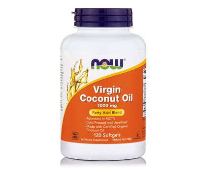 NOW FOODS Coconut Oil Virgin 1000mg 120softgels