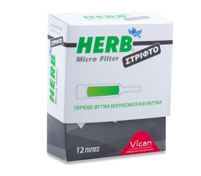 HERB Micro Filter για Στριφτό Τσιγάρο 12 πίπες