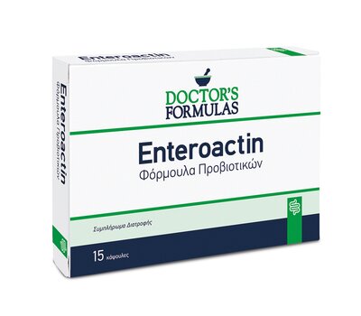 Doctor's Formulas Enteroactin Φόρμουλα Προβιοτικών 15 κάψουλες