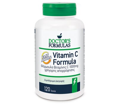 Doctor's Formulas Vitamin C Formula Fast Action, 120 Δισκία