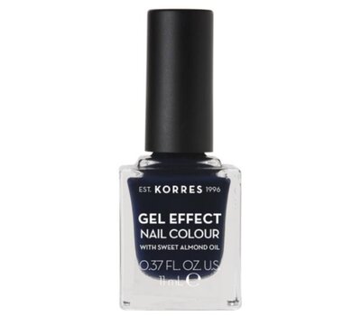 KORRES Gel Effect Nail Colour No. 88 Steel Blue Βερνίκι Νυχιών 11ml