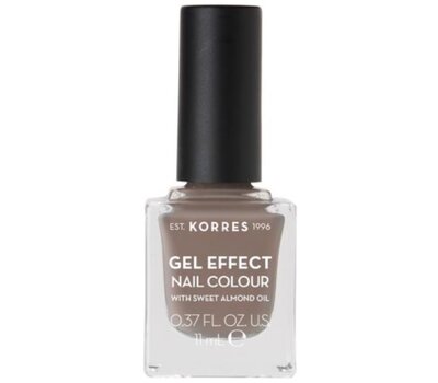 KORRES Gel Effect Nail Colour No. 95 Stone Grey Βερνίκι Νυχιών 11ml