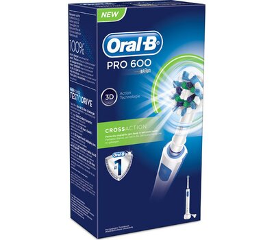 Oral-B Pro 600 Cross Action Ηλεκτρική Οδοντόβουρτσα