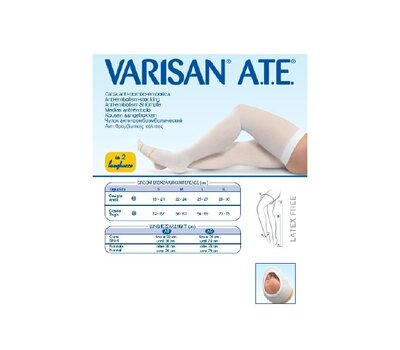 VARISAN ATE Αντιθρομβωτικές Κάλτσες Ριζομηρίου 18mm Hg
