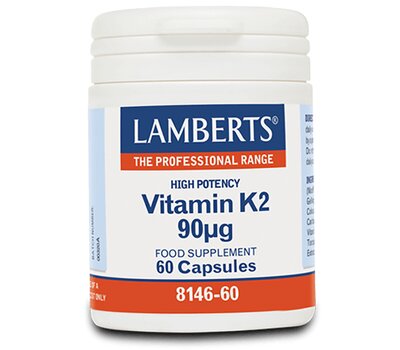 LAMBERTS Vitamin K2 90μg, 60caps