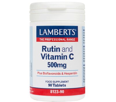 LAMBERTS Rutin & Vitamin C 500mg, 90 Tablets