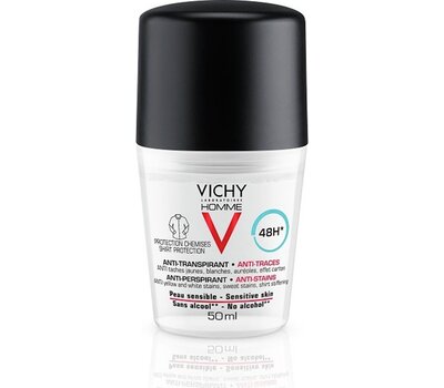 VICHY Homme Deodorant Antitranspirante Αποσμητικό κατά της Εφίδρωσης, 50ml