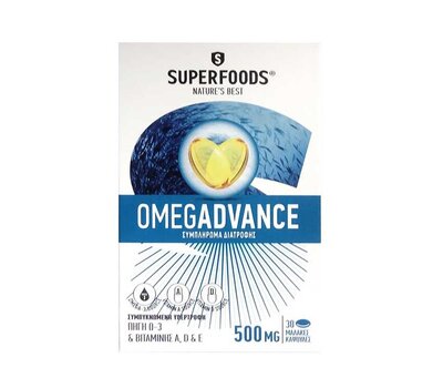  SUPERFOODS Omegadvance 500mg 30softgels, fig. 1 