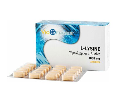  VIOGENESIS L-Lysine 1000mg, 60 Tabs, fig. 1 