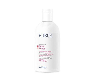  Eubos Liquid Red Washing Emulsion, Υγρό Καθαρισμού Προσώπου/Σώματος 200ml, fig. 1 