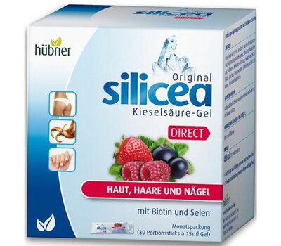  Hubner Original Silicea Direct για την Υγεία Δέρματος Μαλλιών Νυχιών με Γεύση Red Berries, 30 φακελίσκοι των 15ml, fig. 1 