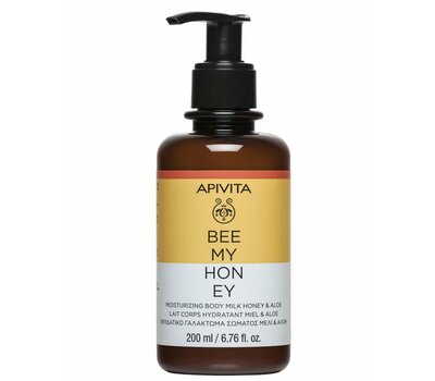  APIVITA Bee my Honey Moisturizing Body Milk Honey & Aloe-Ενυδατικό Γαλάκτωμα Σώματος με Μέλι και Αλόη, 200ml, fig. 1 